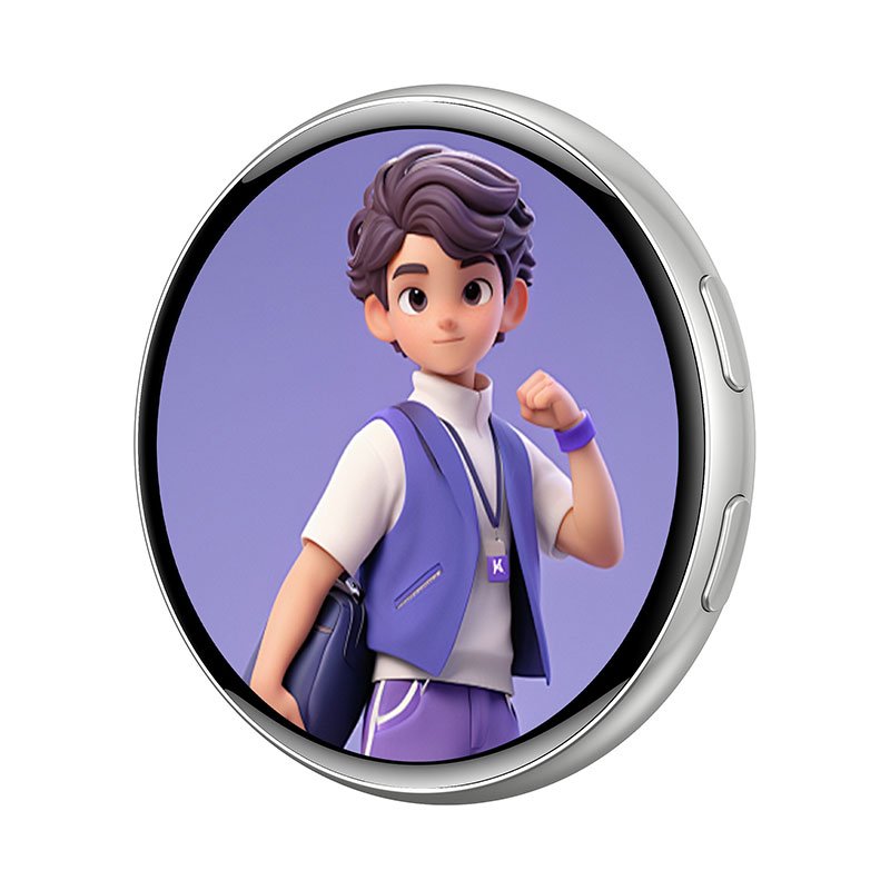 1.7-inch AI Electronic Badge with Lanyard - Image 3