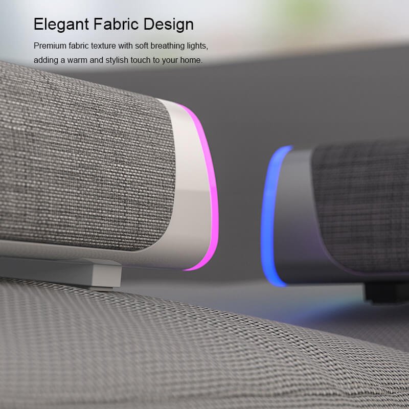 Computer Speaker with Bluetooth & RGB LED Light - Image 5