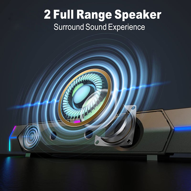 RGB Light Gaming Soundbar Speaker - Image 6