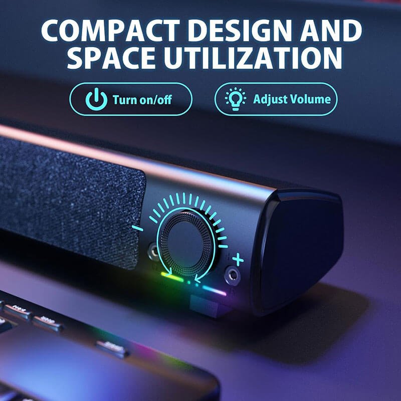 Gaming Bluetooth Speaker Manufacturer With 7 Color Lights - Image 7