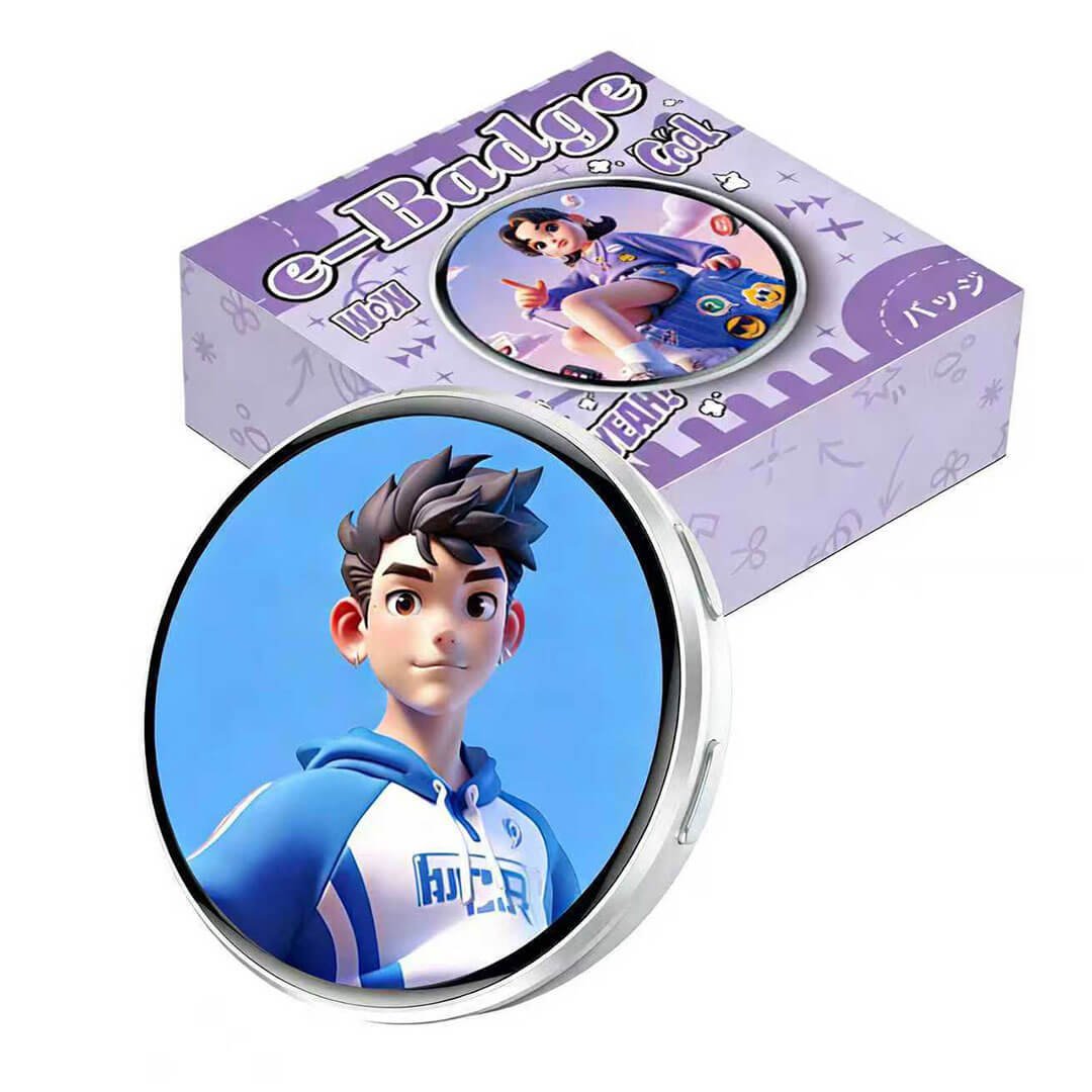 1.7-inch Anime Electronic Badge 600mAh