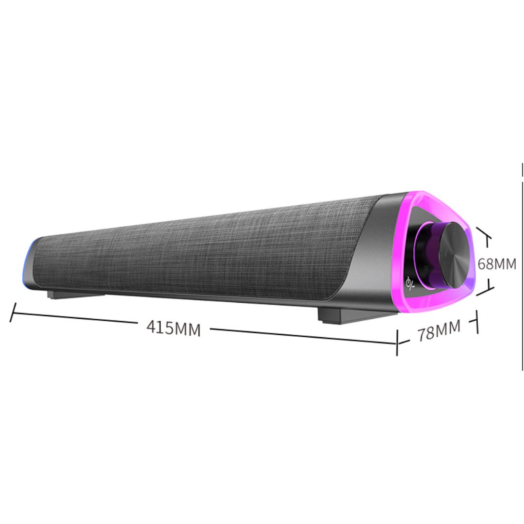 Computer Speaker with Bluetooth & RGB LED Light - Image 4