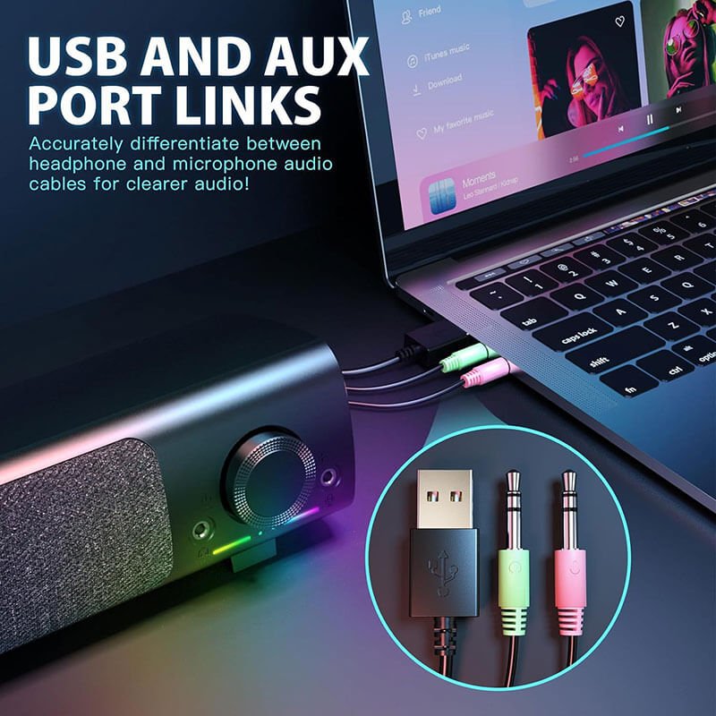 Gaming Bluetooth Speaker Manufacturer With 7 Color Lights - Image 5