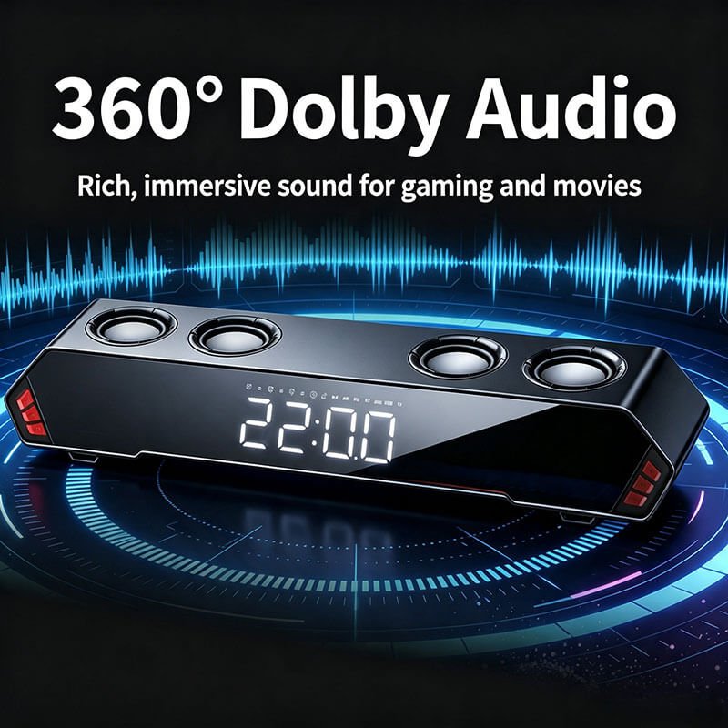 Desktop RGB Gaming Soundbar Speaker Manufacturer | OEM & ODM Factory - Image 4