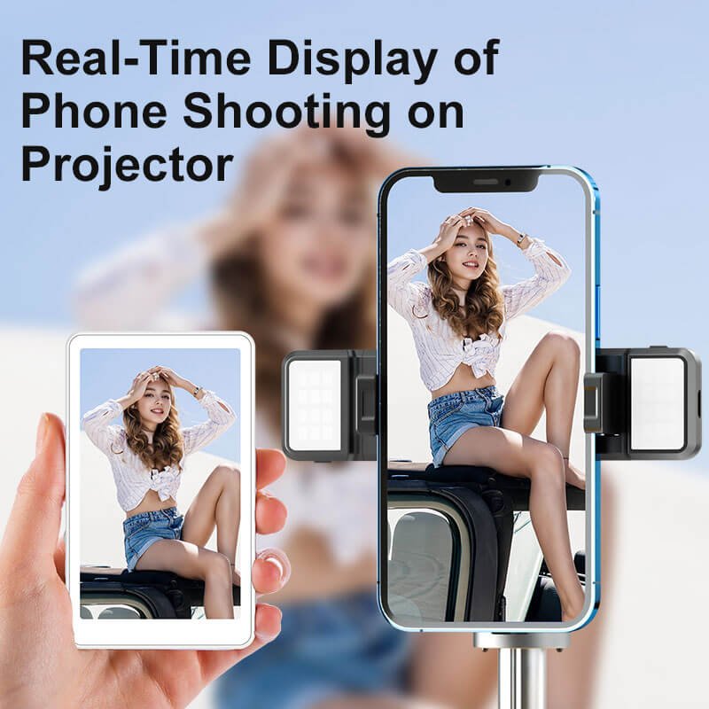 Portable Magnetic Selfie Screen Monitor for iPhone & Android Phones with Wireless Control - Image 7
