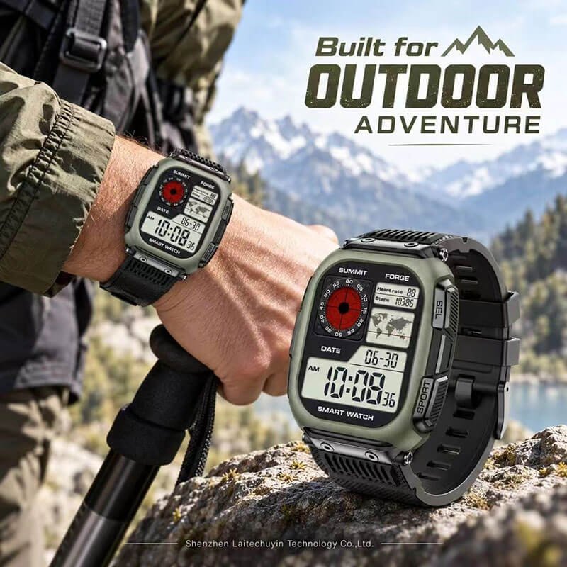 Outdoor GPS Smart Watch – Cycling, Hiking & Fitness Watch with AMOLED Display - Image 9